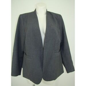ELOQUII WOMENS PLUS GRAY BLAZER JACKET SIZE 20     A111